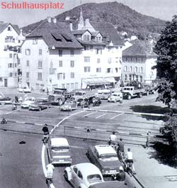 Schulhausplatz(Foto:Archiv Dr. W. Scherer, Baden)